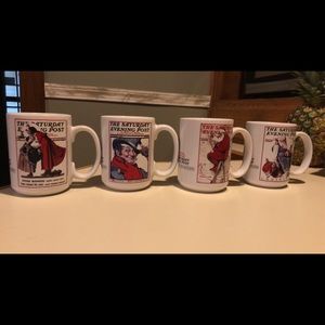 Norman Rockwell mugs